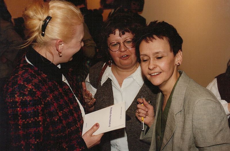 Gästefoto der Lesung in Amsterdam 1995